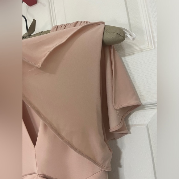 Anthropologie BHLDN Blush Pink Mendoza Maxi Dress NWT Sz 4 - Picture 6 of 16